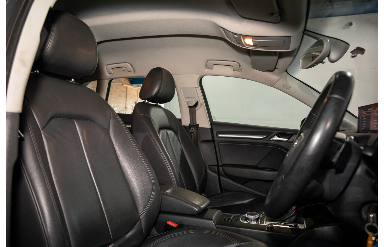 11/2013 Audi A3 Sportback 1.4 TFSI Attraction 8P MY13 5d Hatchback Monsoon Grey Metallic Turbo 1.4L