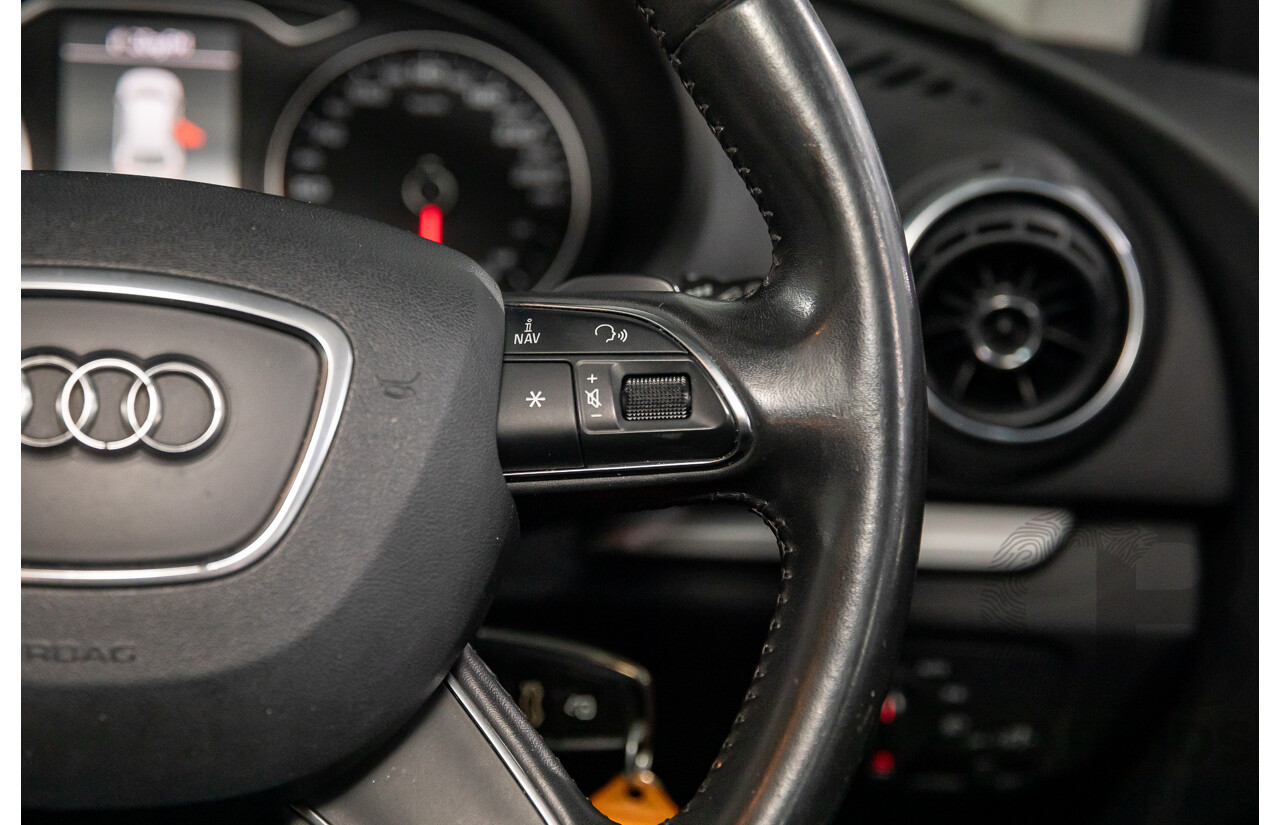 11/2013 Audi A3 Sportback 1.4 TFSI Attraction 8P MY13 5d Hatchback Monsoon Grey Metallic Turbo 1.4L