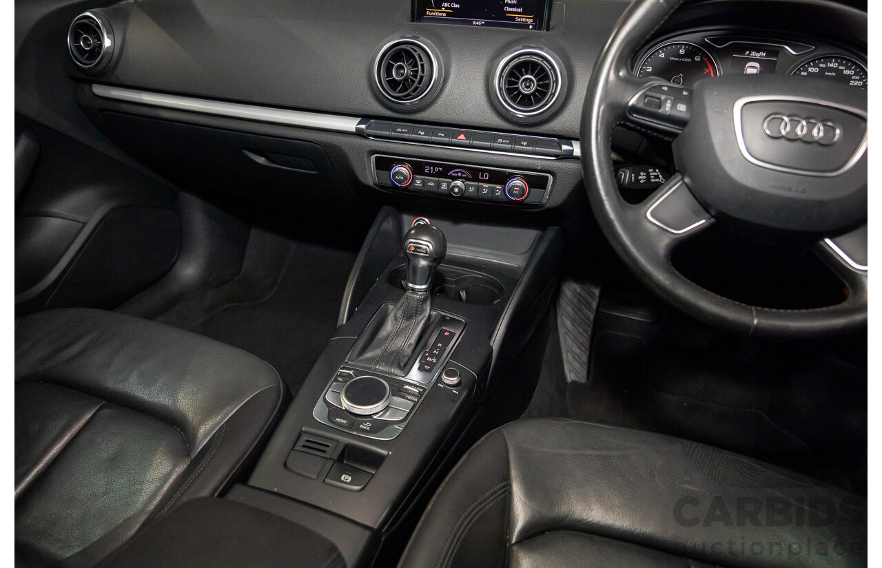 11/2013 Audi A3 Sportback 1.4 TFSI Attraction 8P MY13 5d Hatchback Monsoon Grey Metallic Turbo 1.4L