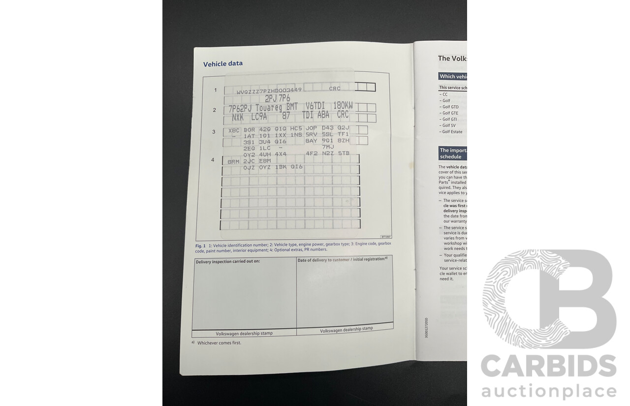 09/2016 Volkswagen Touareg V6 Wolfsburg Edition (AWD) 7P MY17 4d Wagon Pure White Turbo Diesel V6 3.0L
