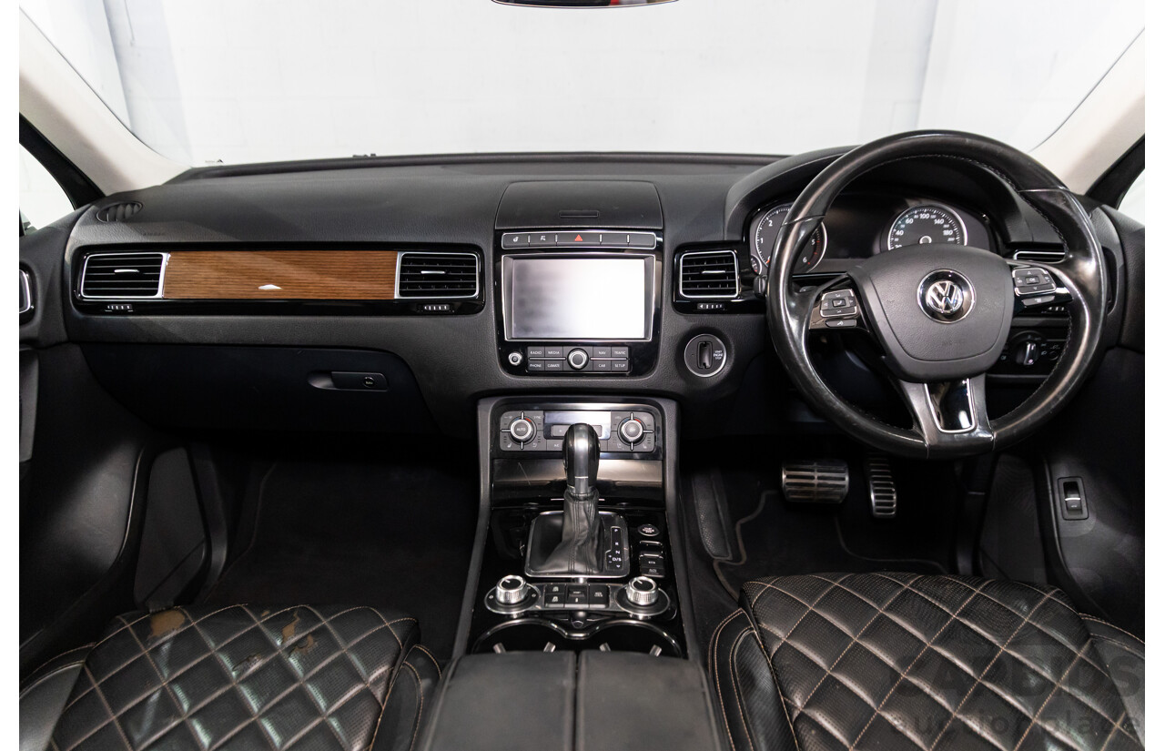 09/2016 Volkswagen Touareg V6 Wolfsburg Edition (AWD) 7P MY17 4d Wagon Pure White Turbo Diesel V6 3.0L