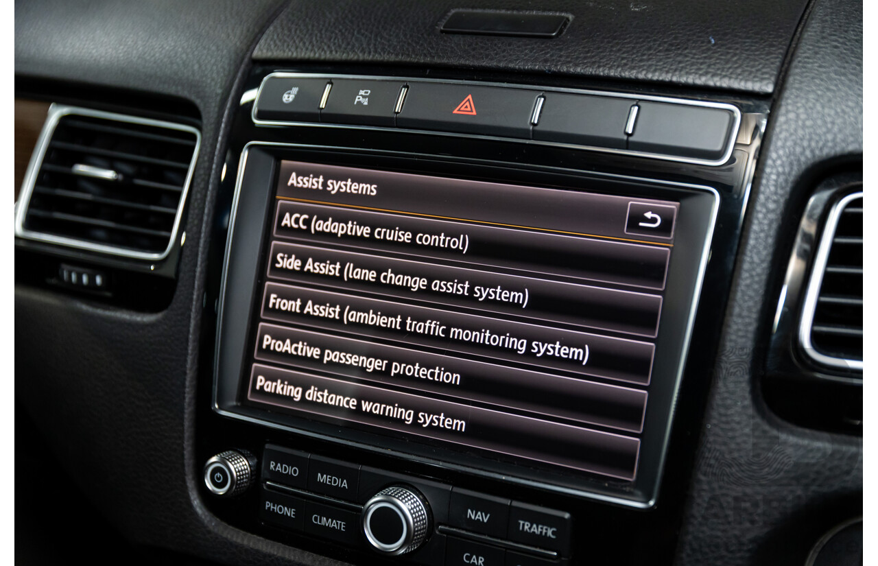 09/2016 Volkswagen Touareg V6 Wolfsburg Edition (AWD) 7P MY17 4d Wagon Pure White Turbo Diesel V6 3.0L