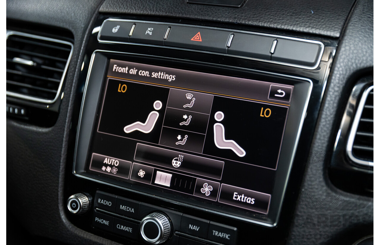 09/2016 Volkswagen Touareg V6 Wolfsburg Edition (AWD) 7P MY17 4d Wagon Pure White Turbo Diesel V6 3.0L