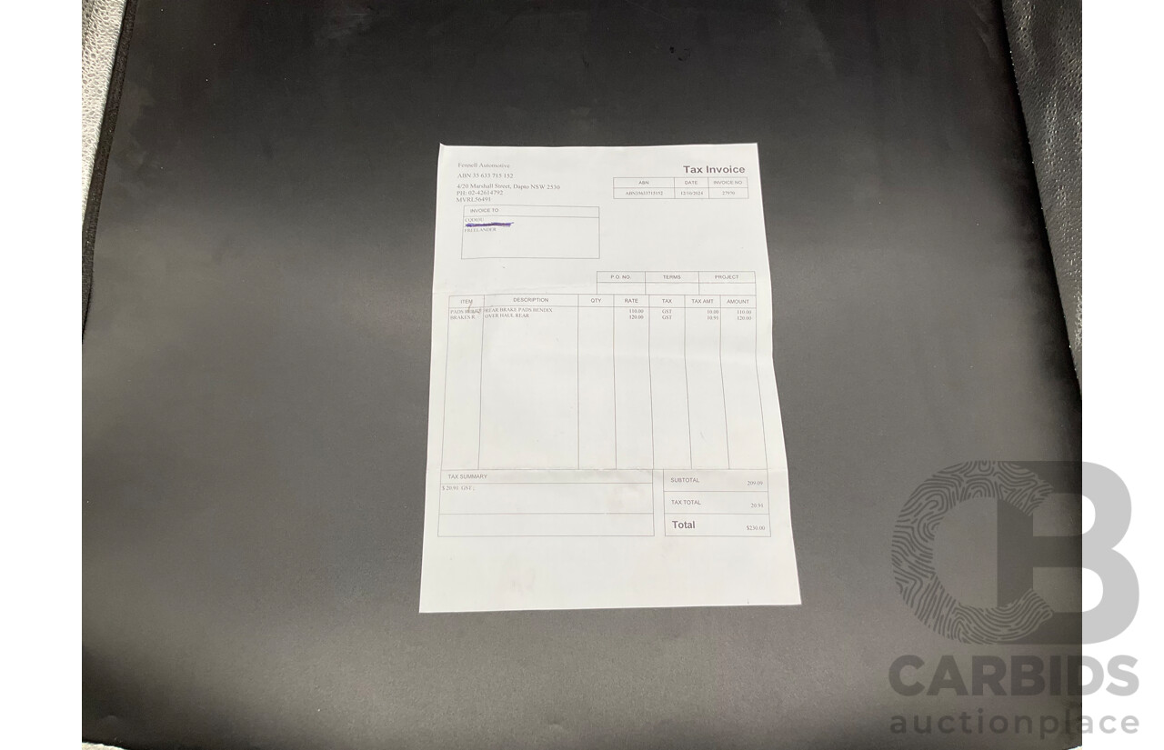 1/2014 Land Rover Freelander 2 TD4 (4x4) LF MY14 4d Wagon Fuji White Turbo Diesel 2.2L