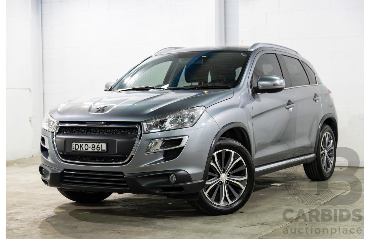 10/2016 Peugeot 4008 Active (FWD) MY15 4D Wagon Titanium Grey Metallic 2.0L
