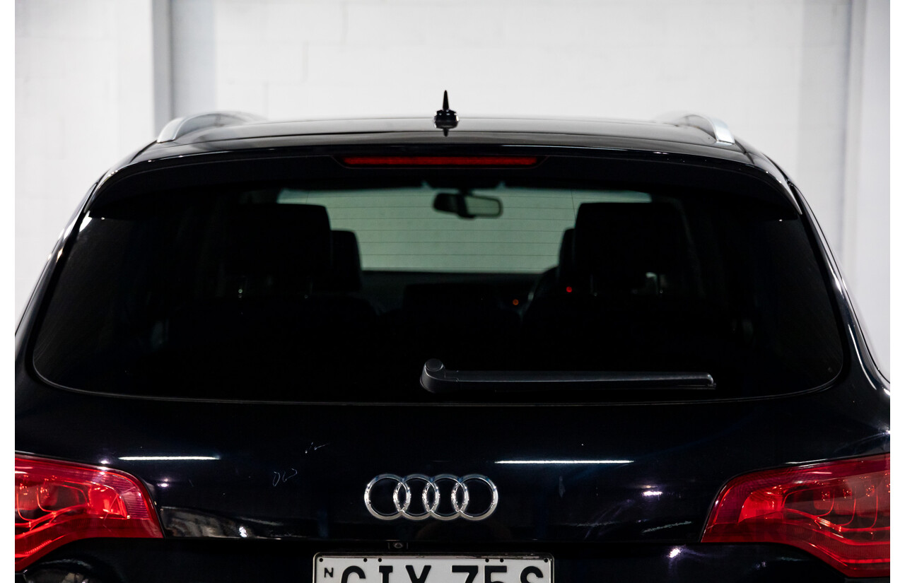 11/2012 Audi Q7 S-Line 3.0 TDI Quattro MY12 4d Wagon Orca Black Metallic Turbo Diesel V6 3.0L