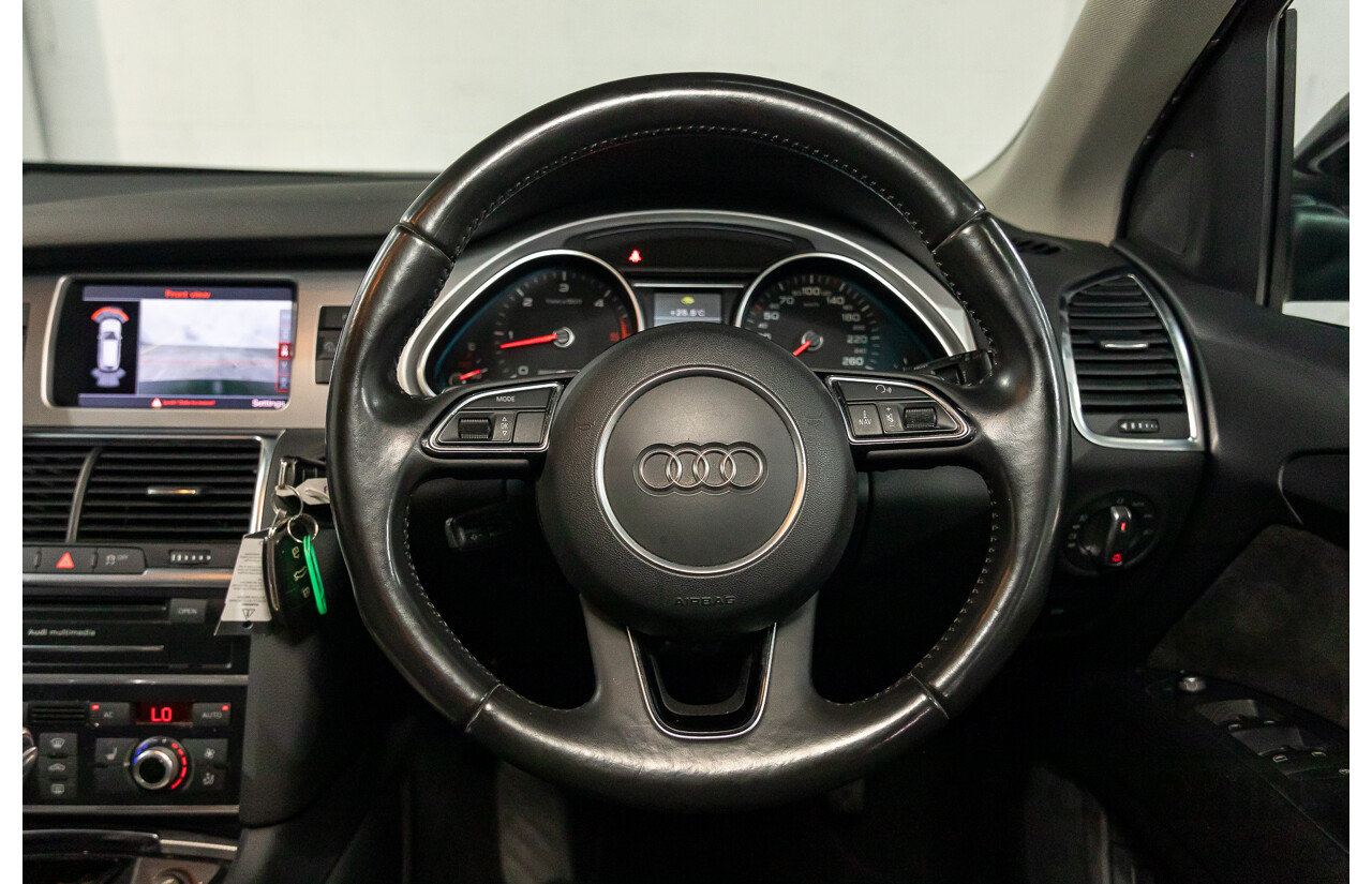 11/2012 Audi Q7 S-Line 3.0 TDI Quattro MY12 4d Wagon Orca Black Metallic Turbo Diesel V6 3.0L