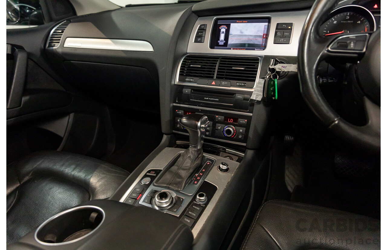 11/2012 Audi Q7 S-Line 3.0 TDI Quattro MY12 4d Wagon Orca Black Metallic Turbo Diesel V6 3.0L