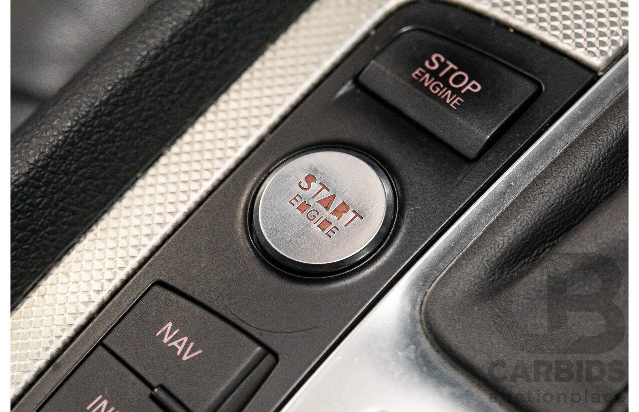 11/2012 Audi Q7 S-Line 3.0 TDI Quattro MY12 4d Wagon Orca Black Metallic Turbo Diesel V6 3.0L