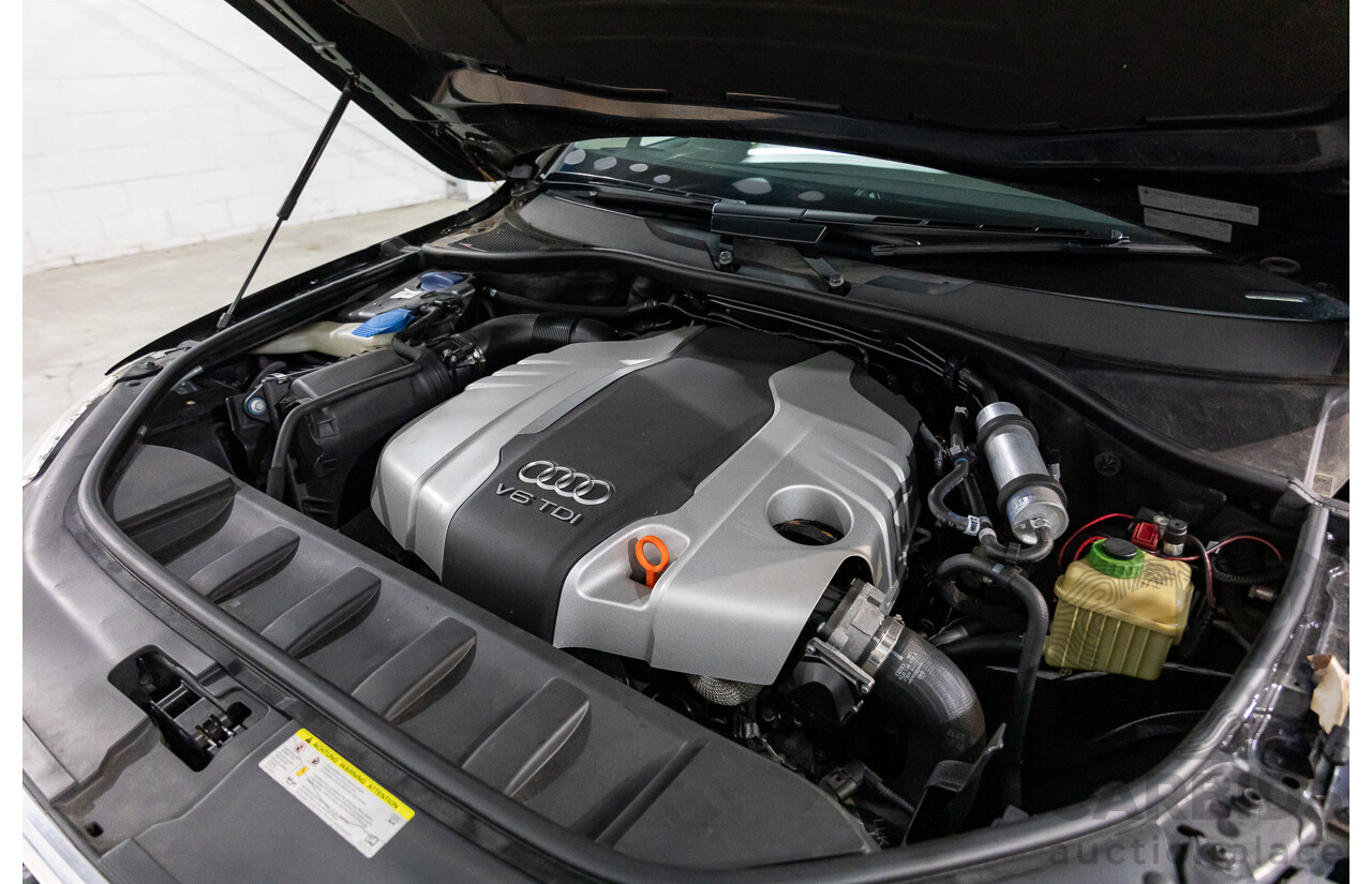 11/2012 Audi Q7 S-Line 3.0 TDI Quattro MY12 4d Wagon Orca Black Metallic Turbo Diesel V6 3.0L