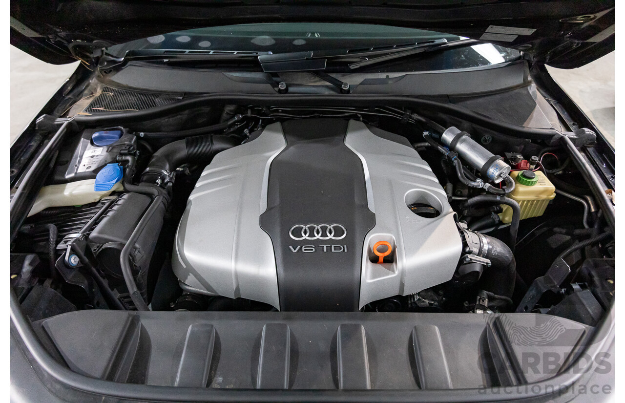 11/2012 Audi Q7 S-Line 3.0 TDI Quattro MY12 4d Wagon Orca Black Metallic Turbo Diesel V6 3.0L