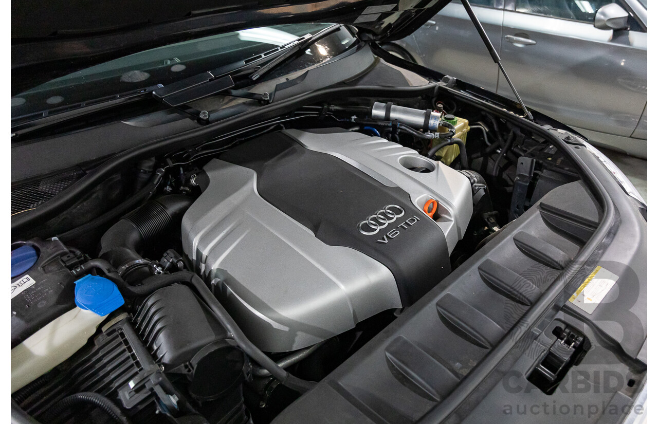 11/2012 Audi Q7 S-Line 3.0 TDI Quattro MY12 4d Wagon Orca Black Metallic Turbo Diesel V6 3.0L