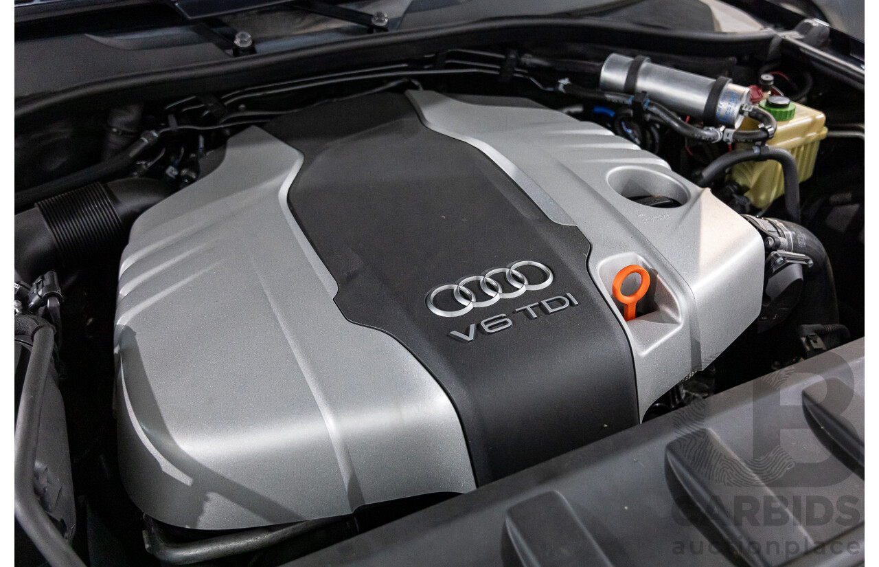 11/2012 Audi Q7 S-Line 3.0 TDI Quattro MY12 4d Wagon Orca Black Metallic Turbo Diesel V6 3.0L
