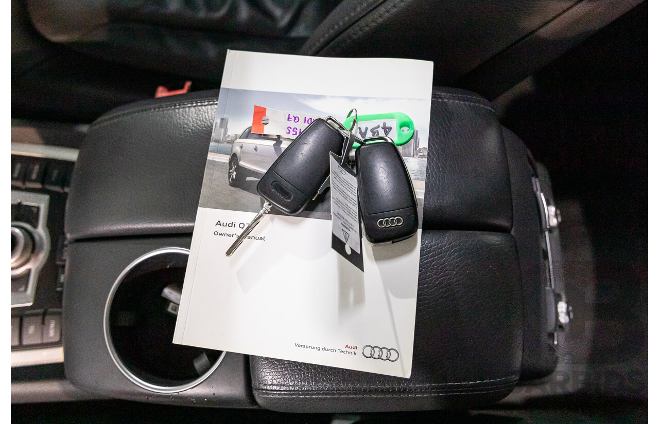 11/2012 Audi Q7 S-Line 3.0 TDI Quattro MY12 4d Wagon Orca Black Metallic Turbo Diesel V6 3.0L