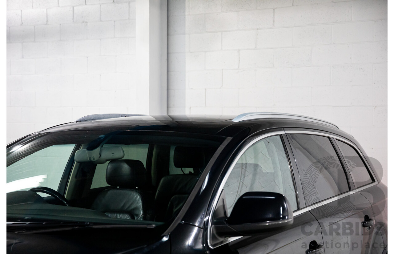 11/2012 Audi Q7 S-Line 3.0 TDI Quattro MY12 4d Wagon Orca Black Metallic Turbo Diesel V6 3.0L