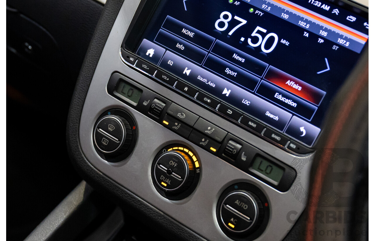 12/2007 Volkswagen EOS 2.0 TDI 1F MY08 2d Convertible Deep Black Pearl Turbo Diesel 2.0L