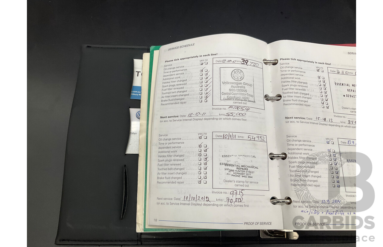 12/2007 Volkswagen EOS 2.0 TDI 1F MY08 2d Convertible Deep Black Pearl Turbo Diesel 2.0L