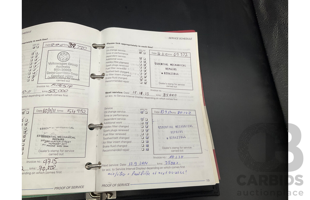 12/2007 Volkswagen EOS 2.0 TDI 1F MY08 2d Convertible Deep Black Pearl Turbo Diesel 2.0L