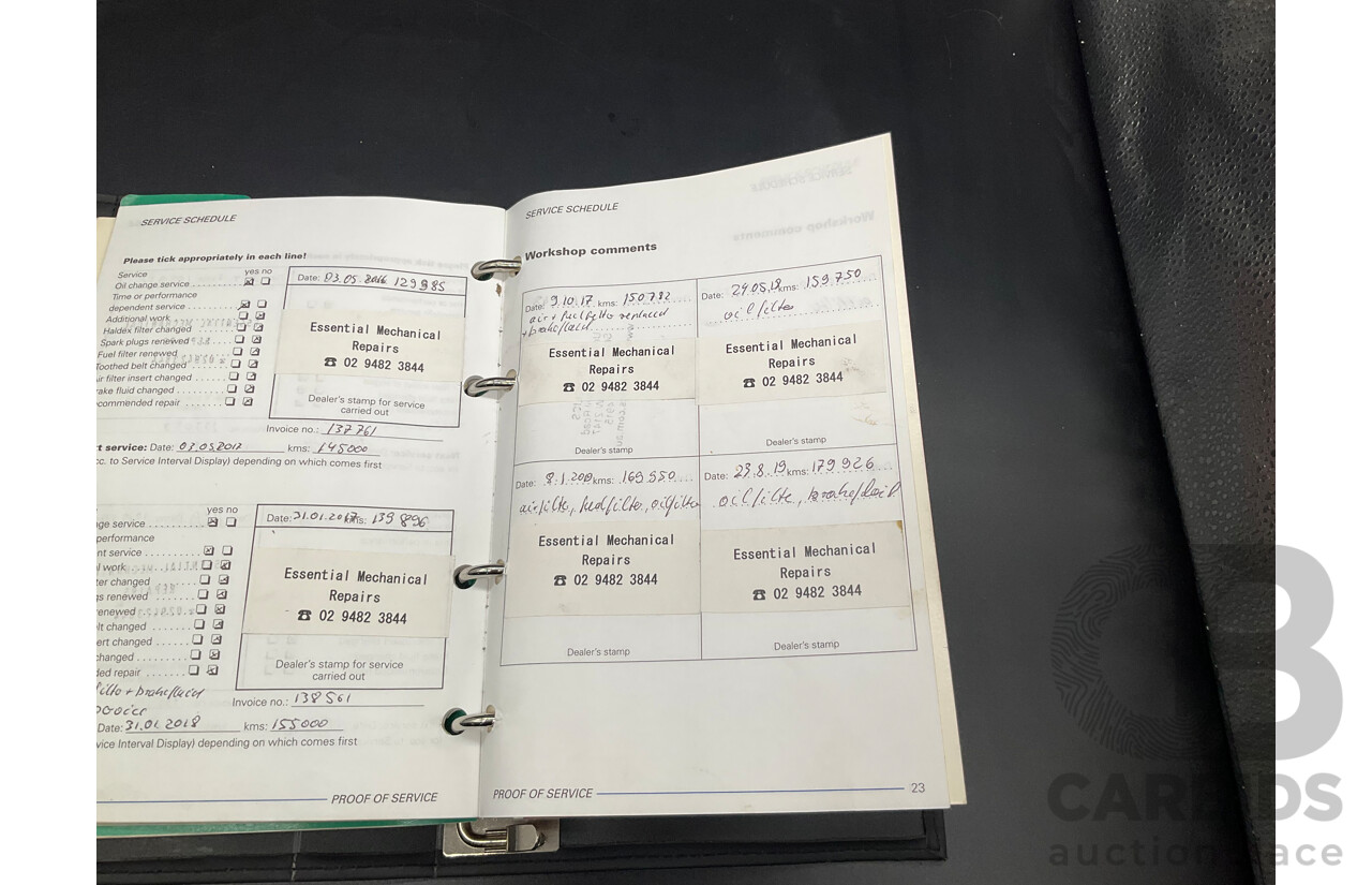 12/2007 Volkswagen EOS 2.0 TDI 1F MY08 2d Convertible Deep Black Pearl Turbo Diesel 2.0L