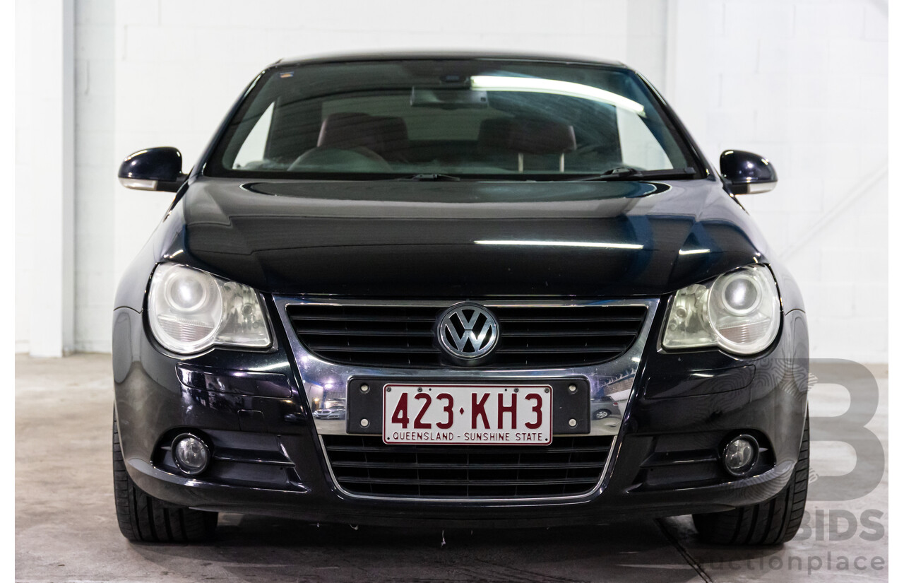 12/2007 Volkswagen EOS 2.0 TDI 1F MY08 2d Convertible Deep Black Pearl Turbo Diesel 2.0L