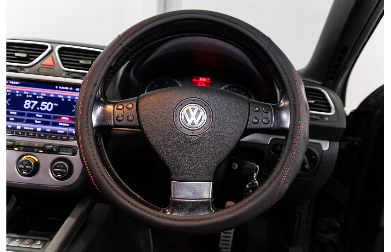 12/2007 Volkswagen EOS 2.0 TDI 1F MY08 2d Convertible Deep Black Pearl Turbo Diesel 2.0L