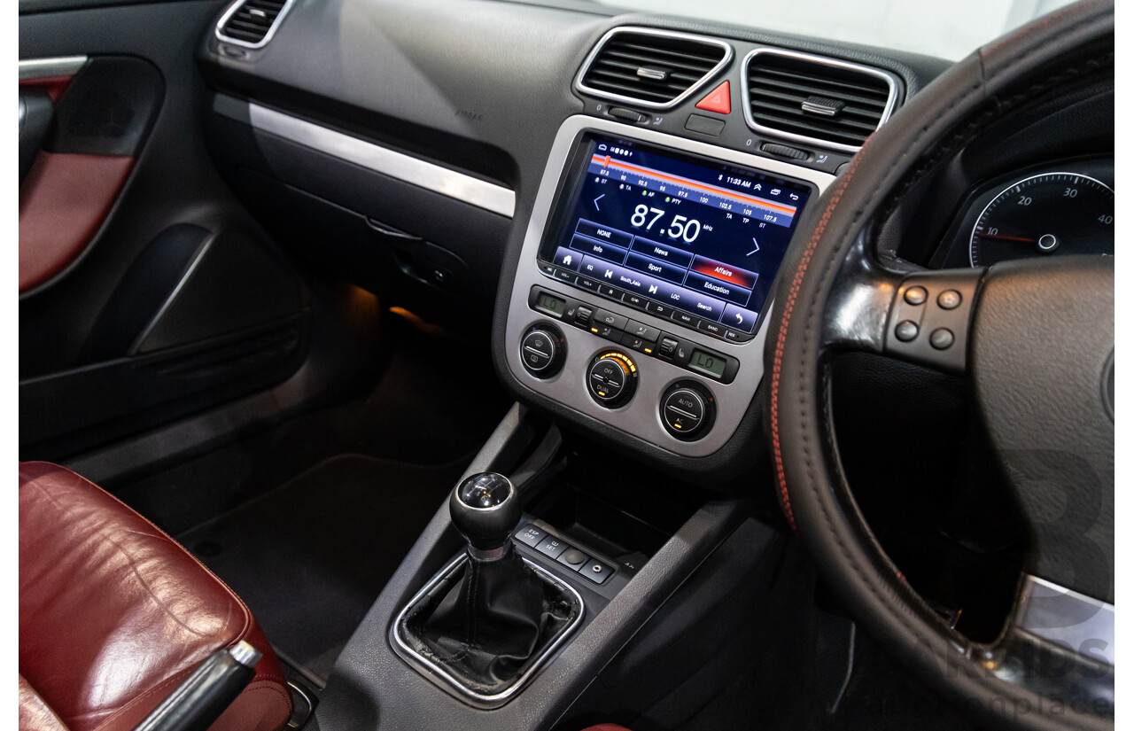 12/2007 Volkswagen EOS 2.0 TDI 1F MY08 2d Convertible Deep Black Pearl Turbo Diesel 2.0L