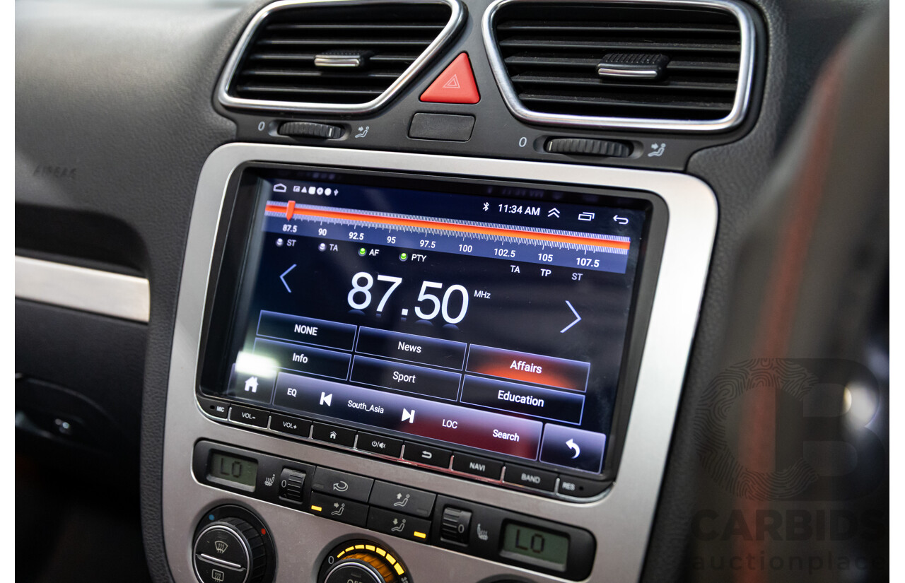 12/2007 Volkswagen EOS 2.0 TDI 1F MY08 2d Convertible Deep Black Pearl Turbo Diesel 2.0L