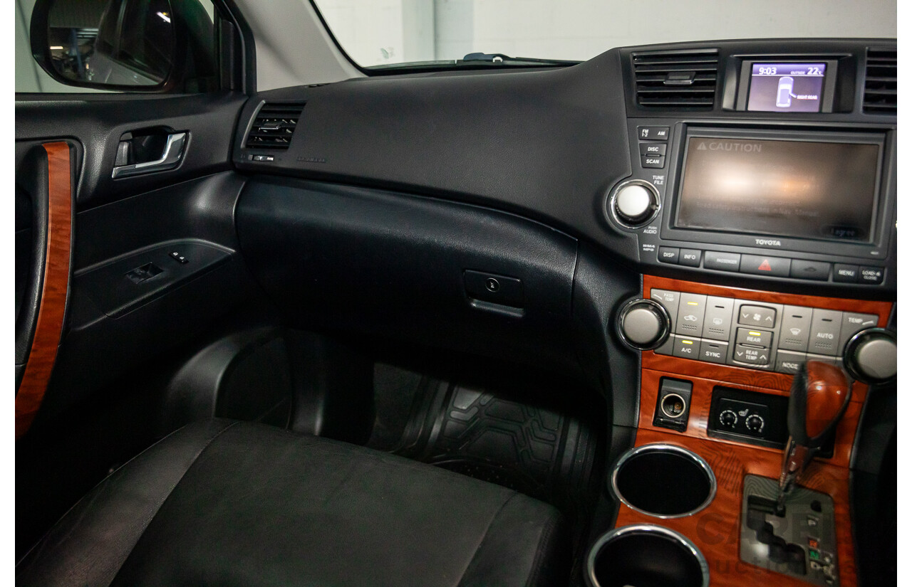 11/2009 Toyota Kluger Grande (4x4) GSU45R 4d Wagon Classic Silver Metallic V6 3.5L