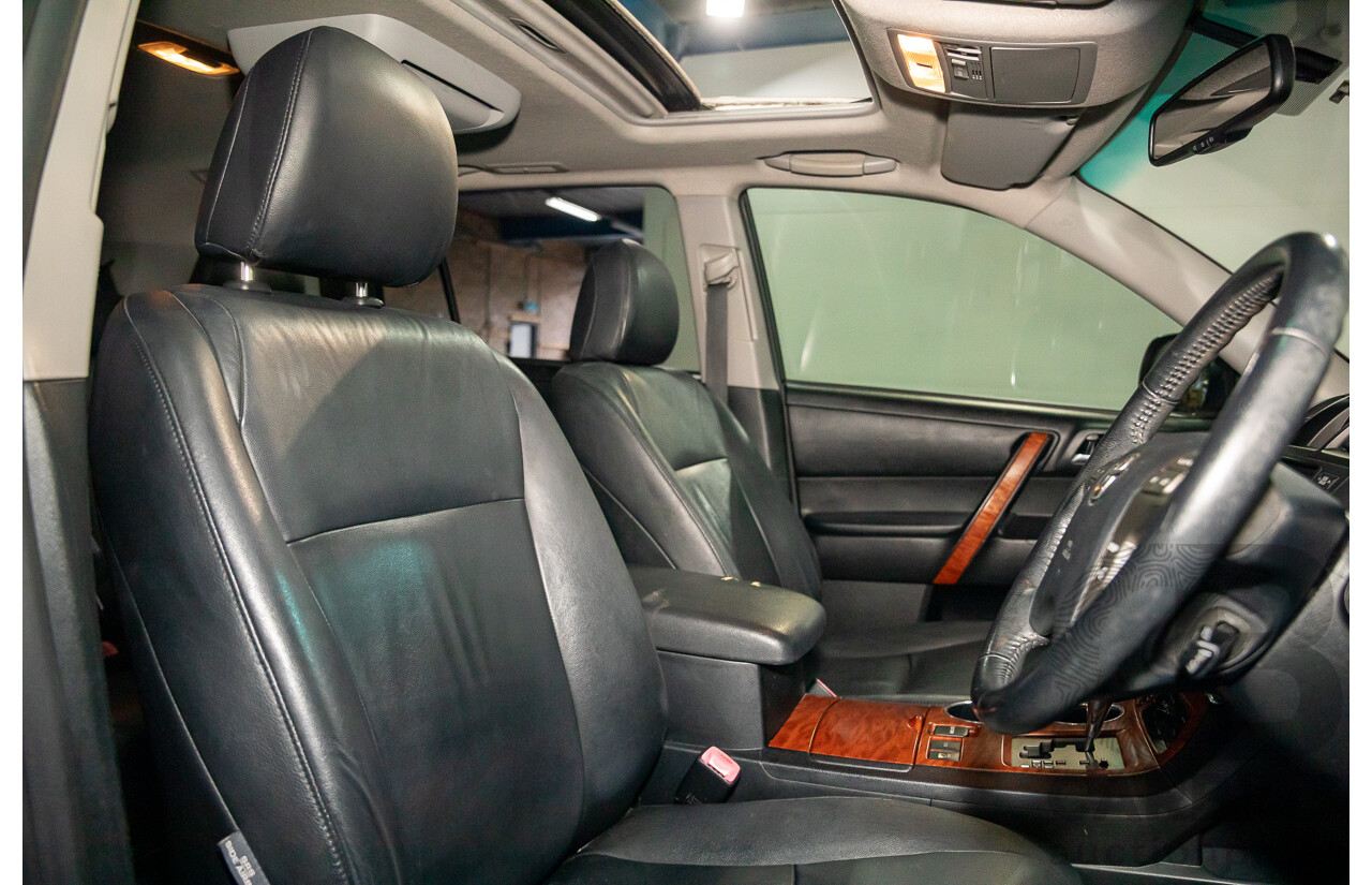 11/2009 Toyota Kluger Grande (4x4) GSU45R 4d Wagon Classic Silver Metallic V6 3.5L