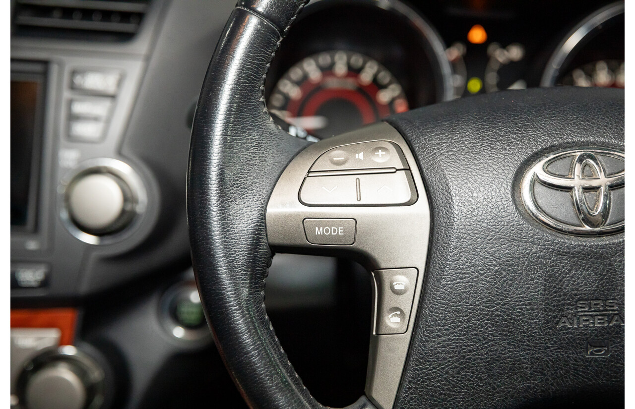 11/2009 Toyota Kluger Grande (4x4) GSU45R 4d Wagon Classic Silver Metallic V6 3.5L