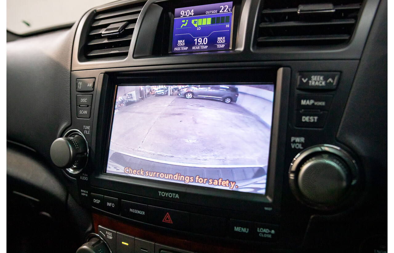 11/2009 Toyota Kluger Grande (4x4) GSU45R 4d Wagon Classic Silver Metallic V6 3.5L