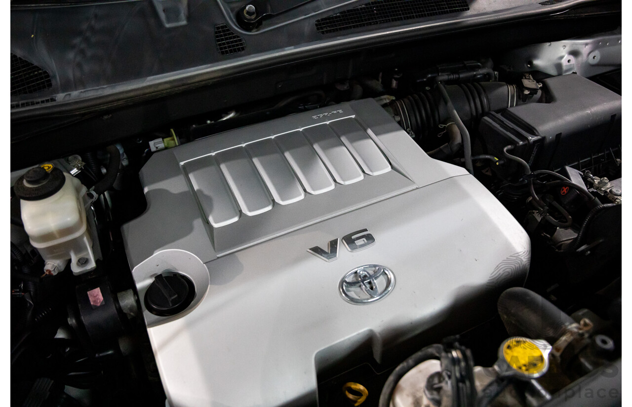 11/2009 Toyota Kluger Grande (4x4) GSU45R 4d Wagon Classic Silver Metallic V6 3.5L