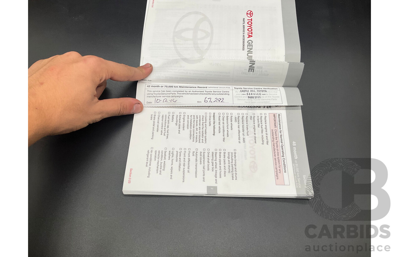 11/2009 Toyota Kluger Grande (4x4) GSU45R 4d Wagon Classic Silver Metallic V6 3.5L