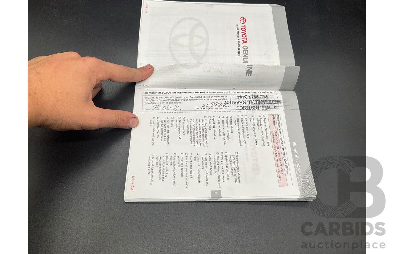 11/2009 Toyota Kluger Grande (4x4) GSU45R 4d Wagon Classic Silver Metallic V6 3.5L