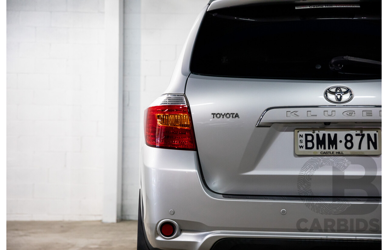 11/2009 Toyota Kluger Grande (4x4) GSU45R 4d Wagon Classic Silver Metallic V6 3.5L