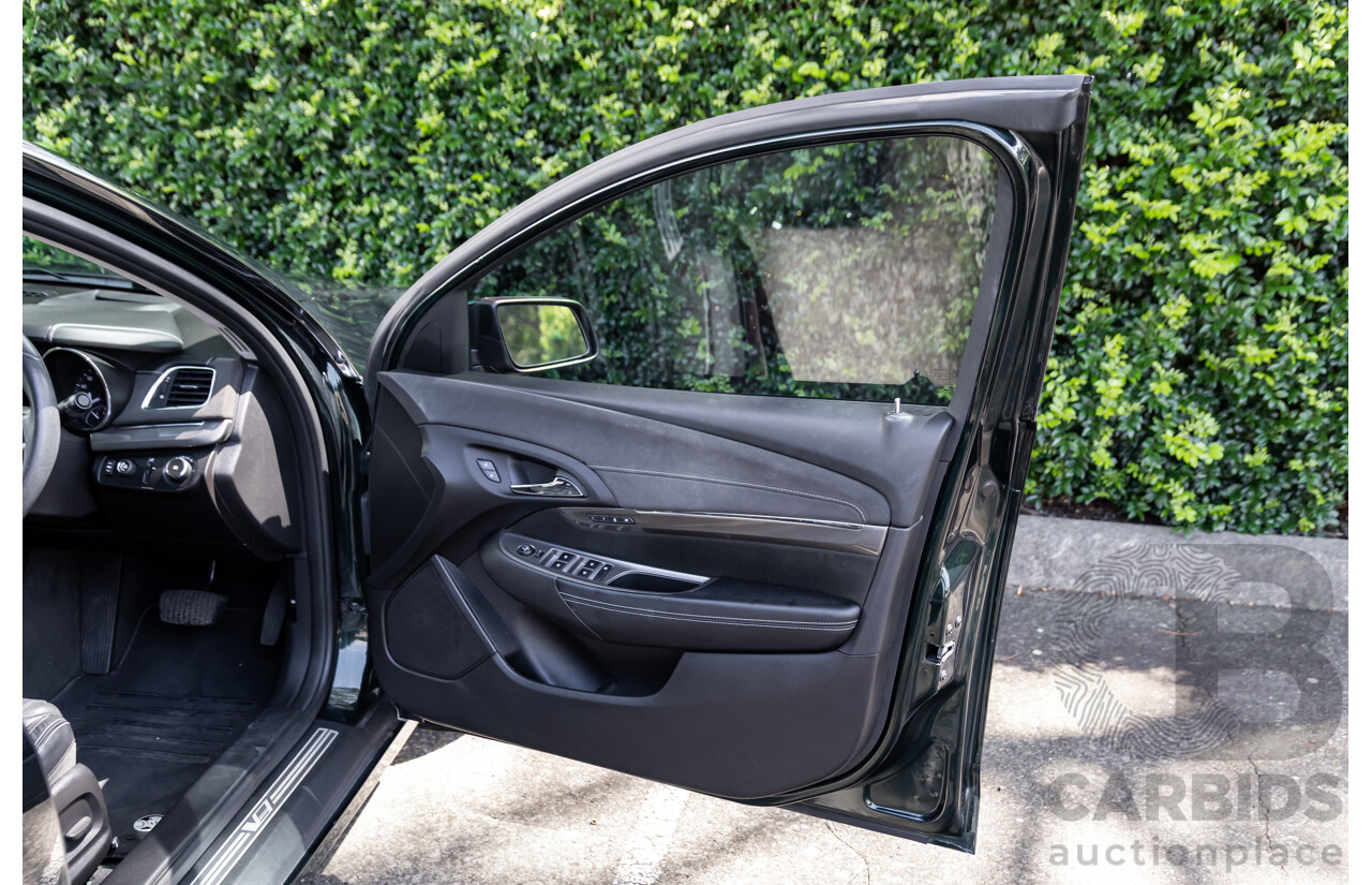 04/2017 Holden Calais V (RWD) VF II MY17 4d Sportwagon Regal Peacock Metallic V8 6.2L