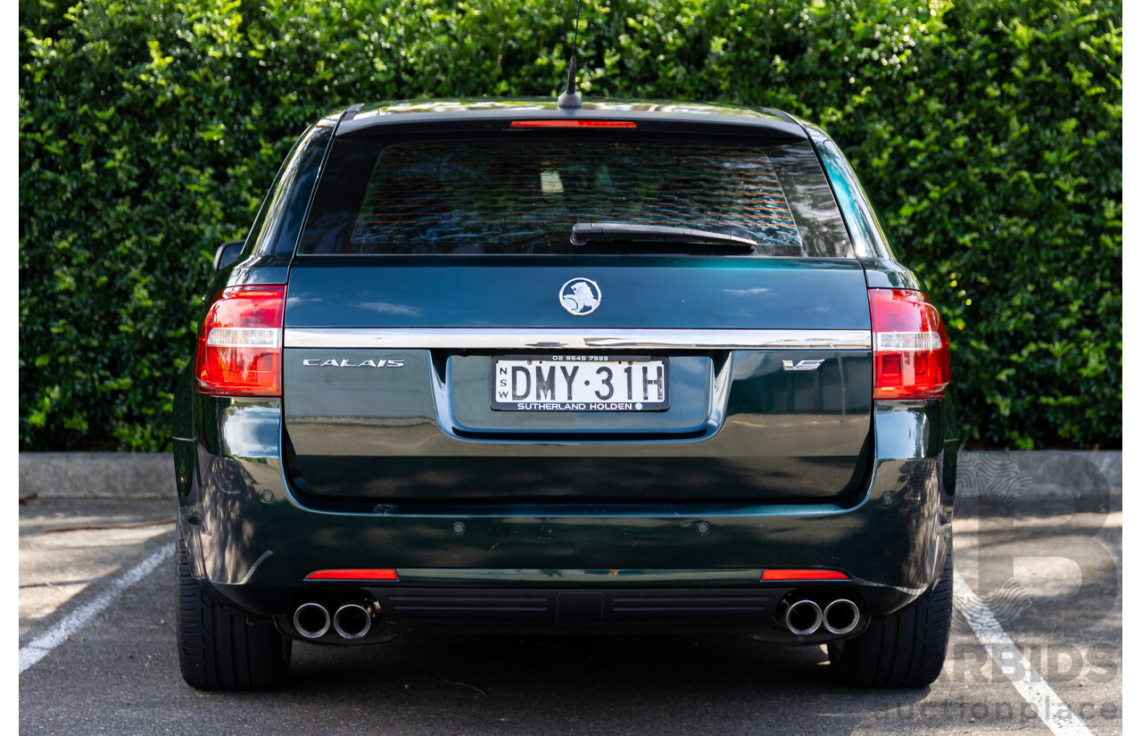 04/2017 Holden Calais V (RWD) VF II MY17 4d Sportwagon Regal Peacock Metallic V8 6.2L