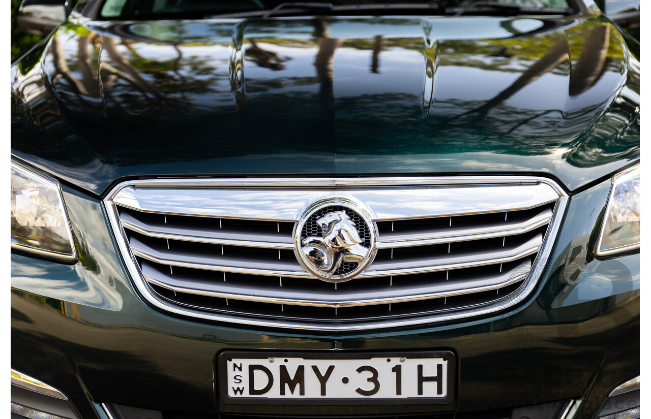 04/2017 Holden Calais V (RWD) VF II MY17 4d Sportwagon Regal Peacock Metallic V8 6.2L