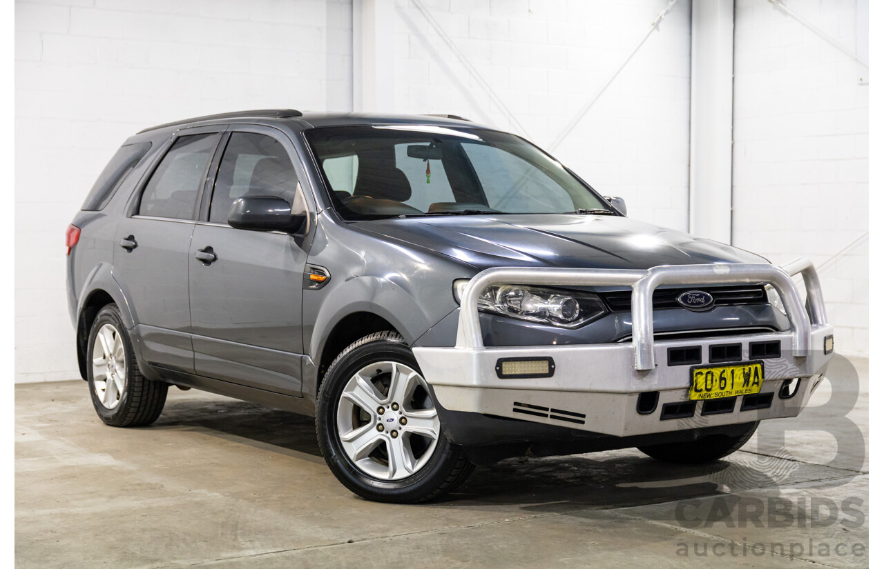 5/2014 Ford Territory TX (RWD) SZ 4d Wagon Smoke Grey Metallic Turbo Diesel 2.7L