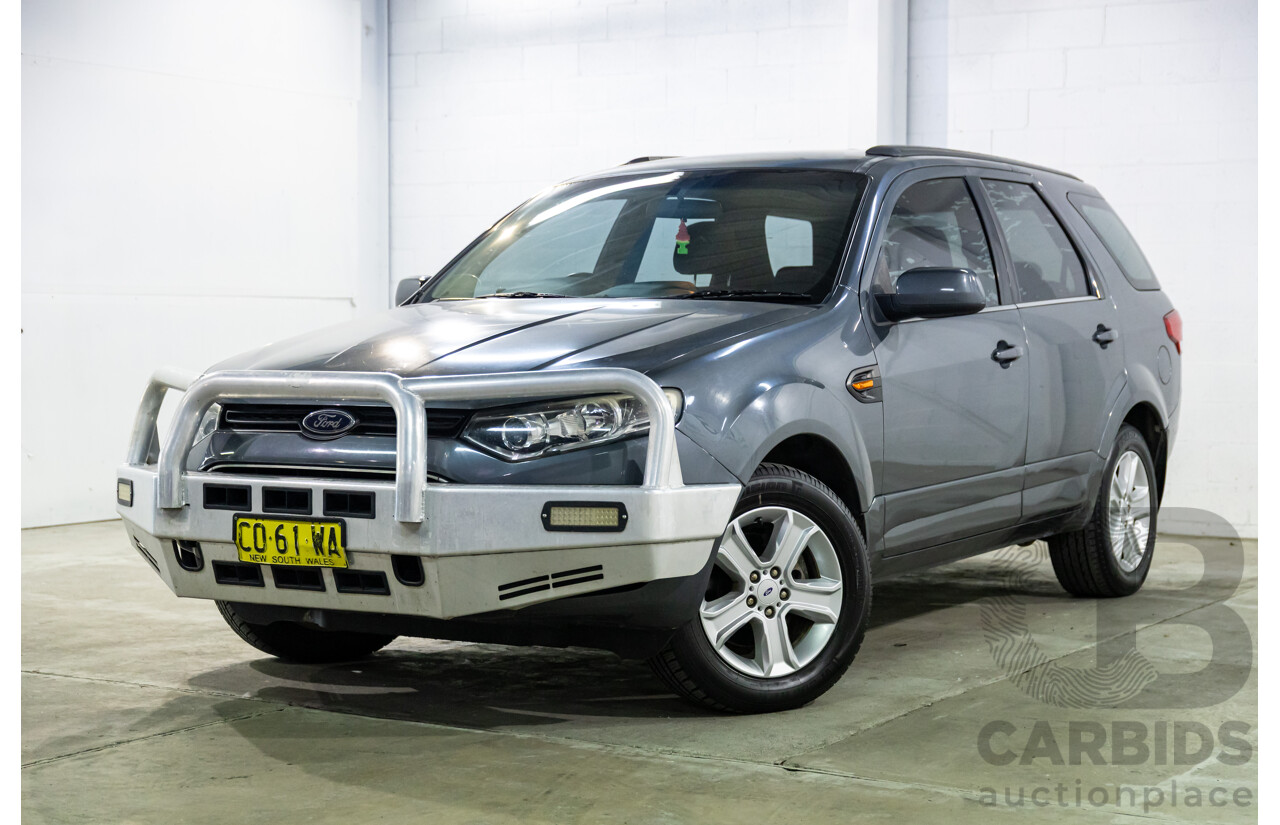 5/2014 Ford Territory TX (RWD) SZ 4d Wagon Smoke Grey Metallic Turbo Diesel 2.7L