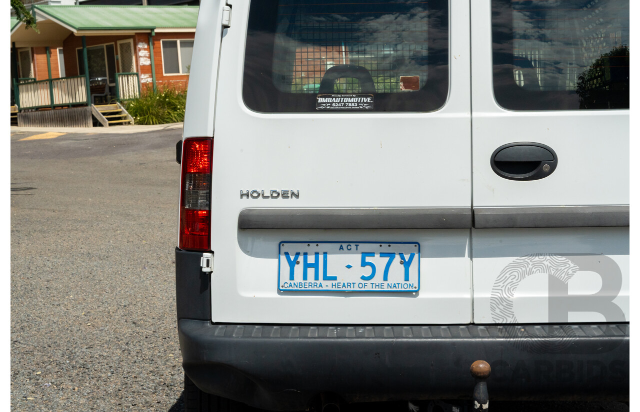 4/2011 Holden Combo XC MY10 Van White 1.4L