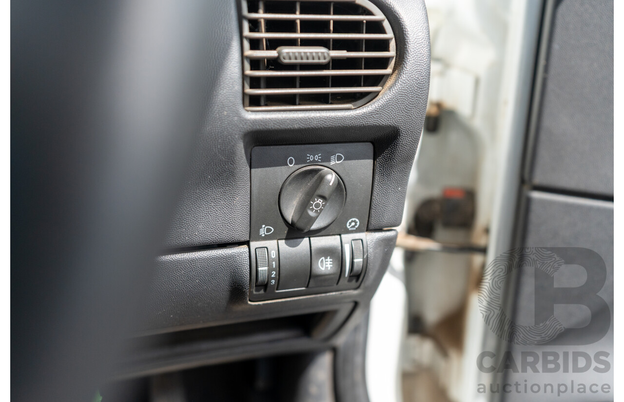 4/2011 Holden Combo XC MY10 Van White 1.4L