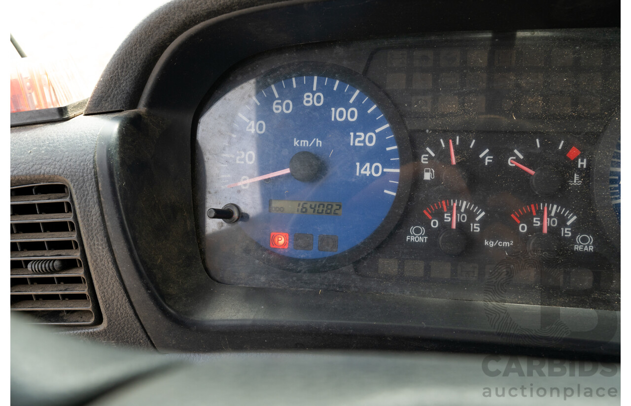10/2003 Hino GH1J 500 Series Medium Duty Garbage Truck (Dual Control) 2d Cab Chassis Silver Turbo Diesel 6cyl - Automatic