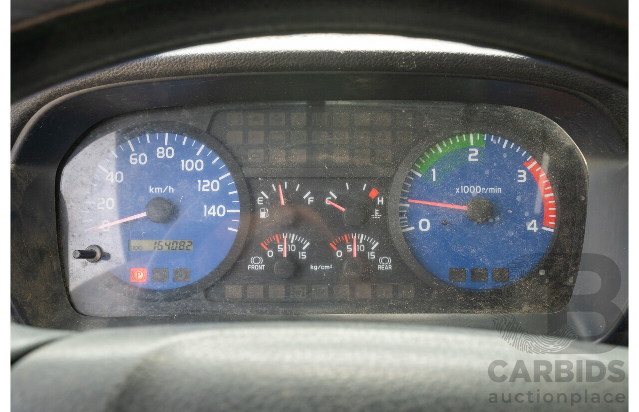 10/2003 Hino GH1J 500 Series Medium Duty Garbage Truck (Dual Control) 2d Cab Chassis Silver Turbo Diesel 6cyl - Automatic