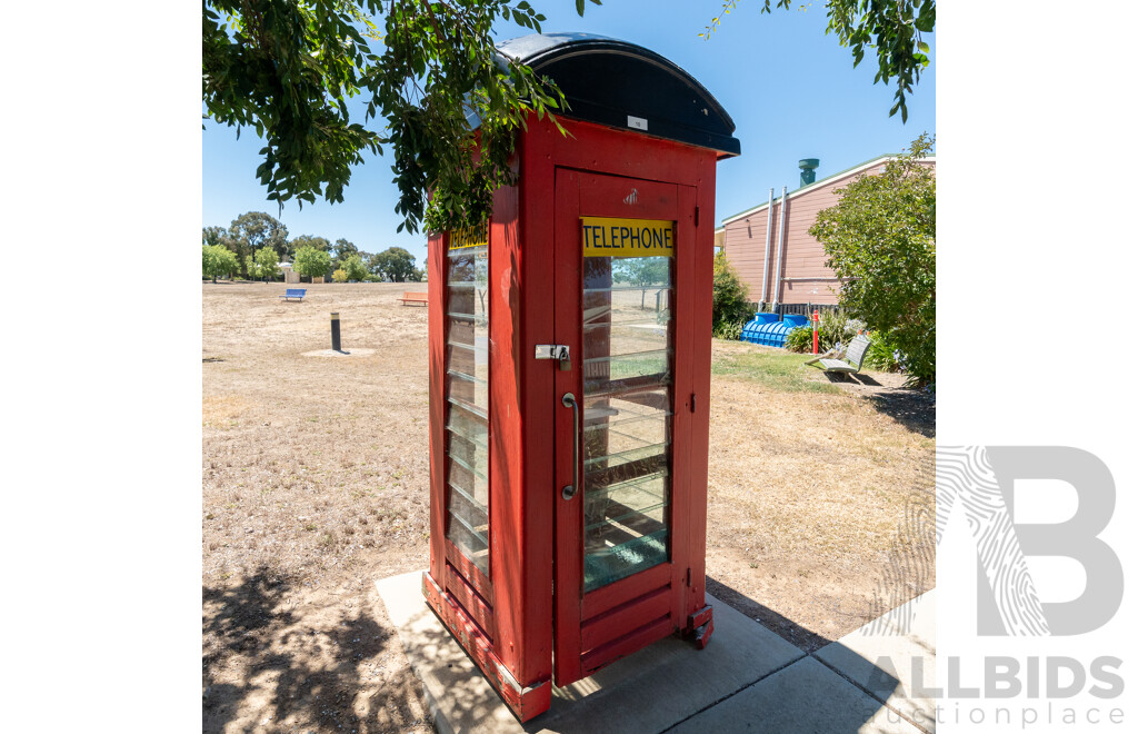 Vintage Red Australian Phone Box