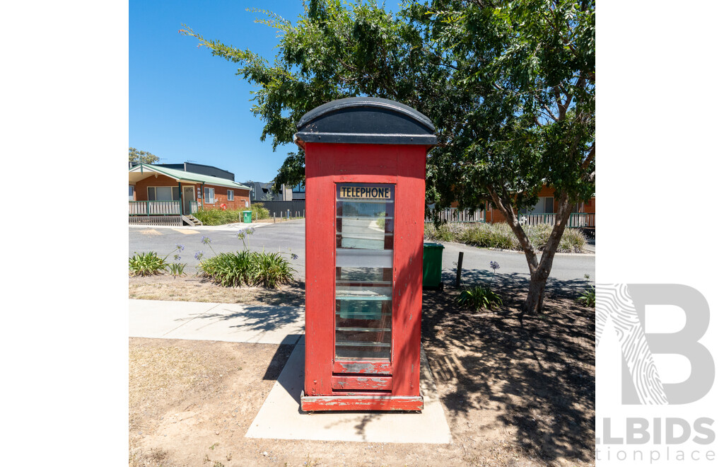 Vintage Red Australian Phone Box