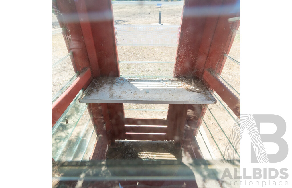 Vintage Red Australian Phone Box