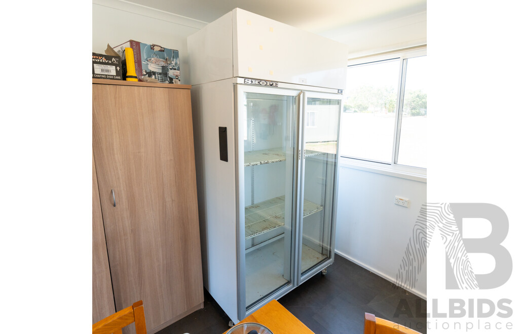 Skope 1000 Litre Two Door Upright Commercial Display Refrigerator