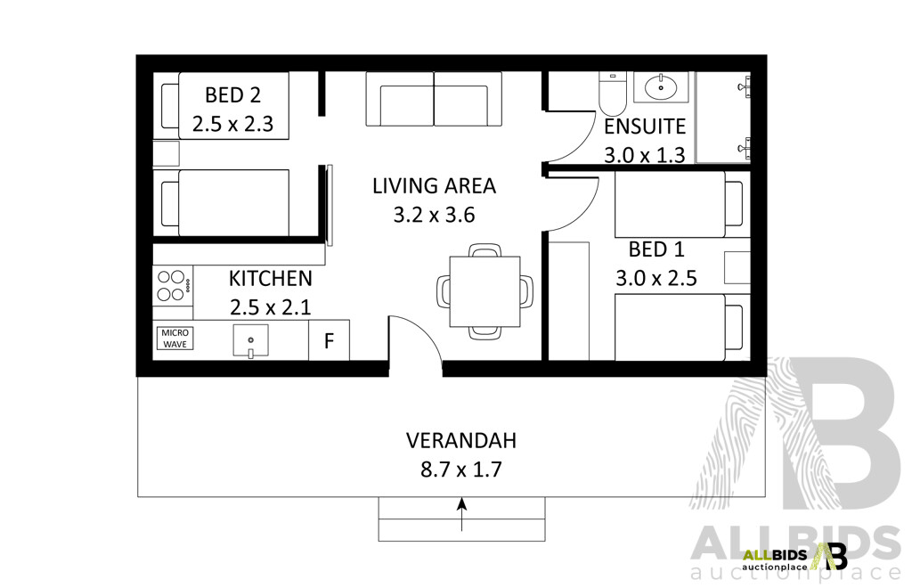 Alvannex Pty Ltd Demountable/Movable Dwelling - 36 Square Meters - Cabin 602
