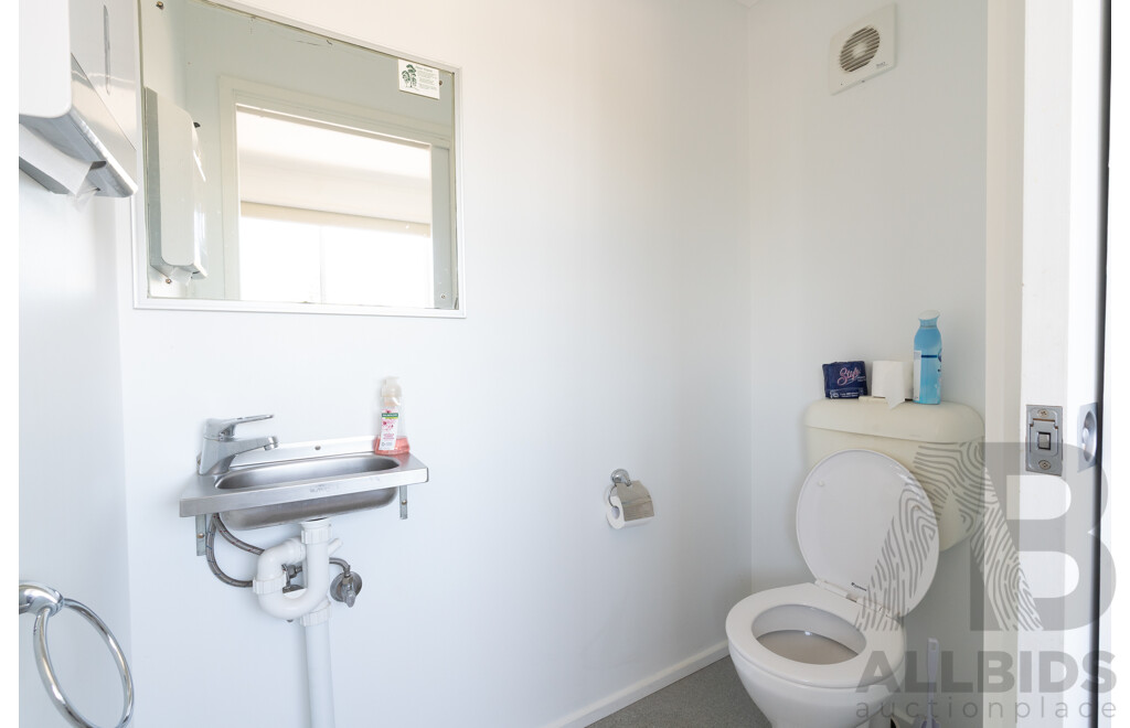 Alvannex Pty Ltd Demountable/Movable Building with Accessibility Ramp - Office Building